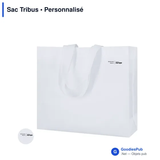 Tote bag personnalisé pour logo entreprise - Sac shopping éco-responsable - Image 1