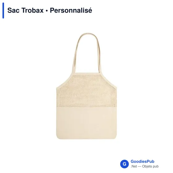 Sac shopping personnalisable Trobax avec logo - Éco-friendly - Image 2