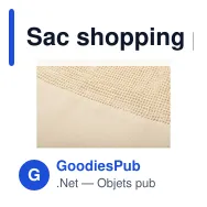 Sac shopping personnalisable Trobax avec logo - Éco-friendly - Miniature 3