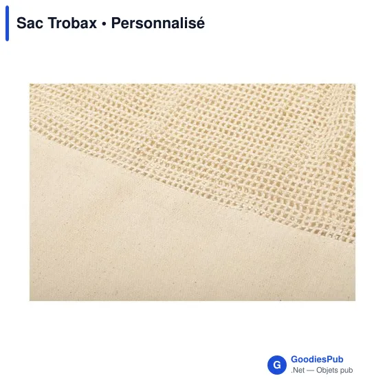 Sac shopping personnalisable Trobax avec logo - Éco-friendly - Image 3