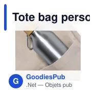 Tote bag personnalisable avec logo pour entreprises - Miniature 4