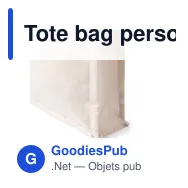 Tote bag personnalisable avec logo pour entreprises - Miniature 6