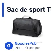 Sac de sport Tronen personnalisable avec logo pour entreprises - Miniature 1