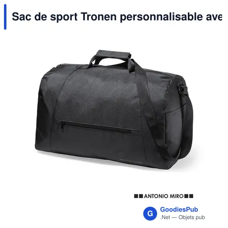 Sac de sport Tronen personnalisable avec logo pour entreprises