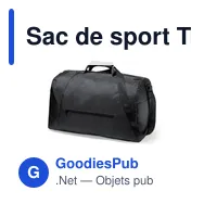 Sac de sport Tronen personnalisable avec logo pour entreprises - Miniature 3