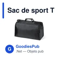 Sac de sport Tronen personnalisable avec logo pour entreprises - Miniature 4