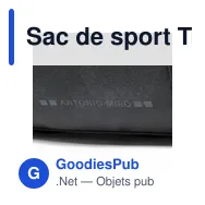Sac de sport Tronen personnalisable avec logo pour entreprises - Miniature 5