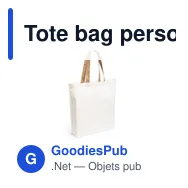 Tote bag personnalisable avec logo pour entreprises - Miniature 4