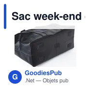Sac week-end en cuir personnalisable avec logo - Noah - Miniature 4