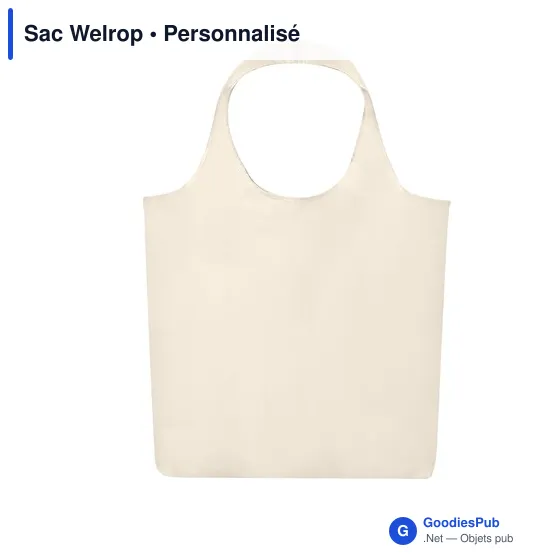 Tote bag personnalisable en coton avec logo pour entreprises - Image 1