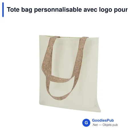 Tote bag personnalisable avec logo pour entreprises