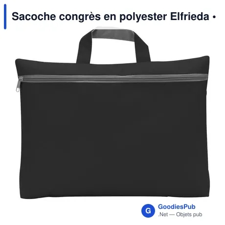 Sacoche congrès en polyester Elfrieda