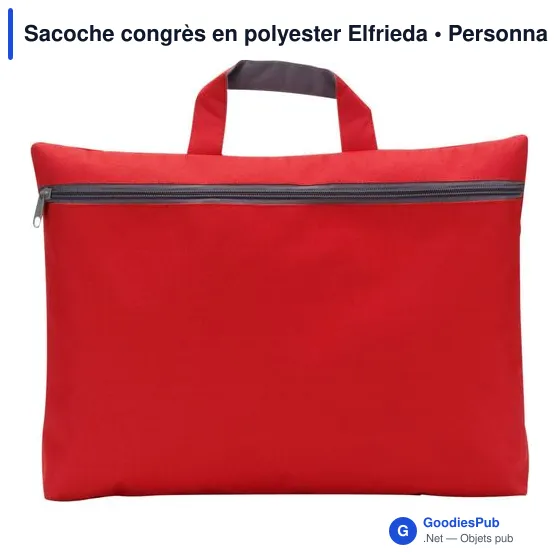 Sacoche congrès en polyester Elfrieda - Image 12