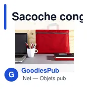 Sacoche congrès en polyester Elfrieda - Miniature 3