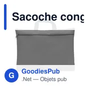 Sacoche congrès en polyester Elfrieda - Miniature 4