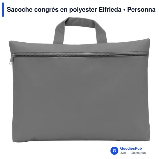 Sacoche congrès en polyester Elfrieda - Image 4