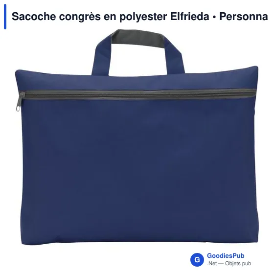 Sacoche congrès en polyester Elfrieda - Image 8