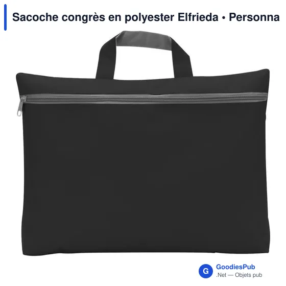Sacoche congrès en polyester Elfrieda - Image 9