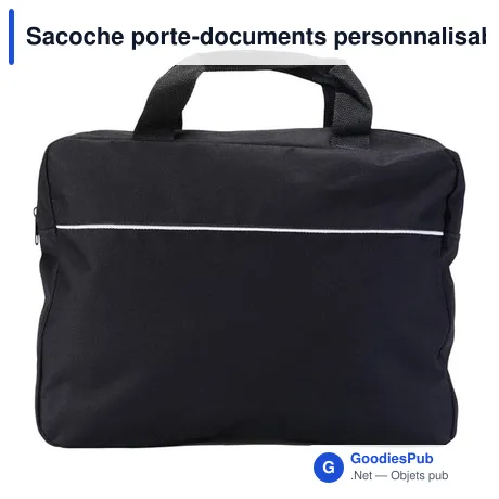 Sacoche porte-documents personnalisable Niam avec logo