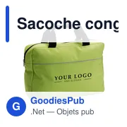 Sacoche porte-documents personnalisable Niam avec logo - Miniature 3
