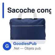 Sacoche porte-documents personnalisable Niam avec logo - Miniature 4