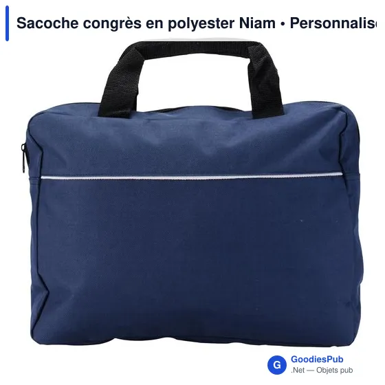 Sacoche porte-documents personnalisable Niam avec logo - Image 4