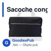 Sacoche porte-documents personnalisable Niam avec logo - Miniature 5