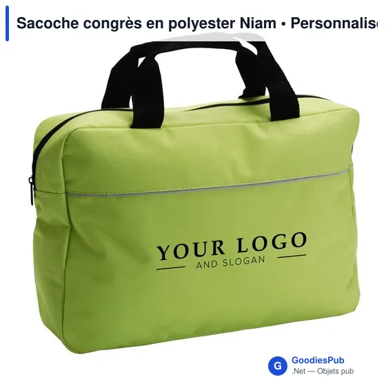 Sacoche porte-documents personnalisable Niam avec logo - Image 7