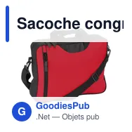 Sacoche congrès personnalisable en polyester avec logo - Nicola - Miniature 2