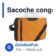 Sacoche congrès personnalisable en polyester avec logo - Nicola - Miniature 8