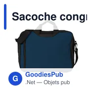 Sacoche congrès personnalisable en polyester avec logo - Nicola - Miniature 10