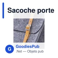 Sacoche porte-documents personnalisable en feutre rPET Amelia avec logo - Miniature 8