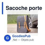 Sacoche porte-documents personnalisable en feutre rPET Amelia avec logo - Miniature 10