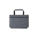 Variante gris - Sacoche en feutre rPET personnalisable avec logo - Scarlett