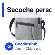 Sacoche personnalisable en polyester avec logo - Caden - Miniature 1