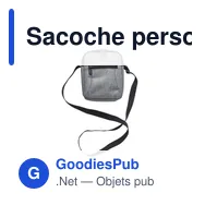 Sacoche personnalisable en polyester avec logo - Caden - Miniature 2