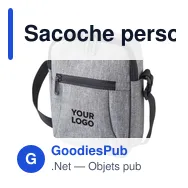 Sacoche personnalisable en polyester avec logo - Caden - Miniature 4