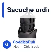 Sacoche ordinateur personnalisable 15,6" avec logo - Aubri - Miniature 4