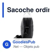 Sacoche ordinateur personnalisable 15,6" avec logo - Aubri - Miniature 6