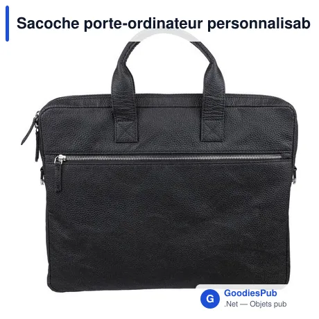 Sacoche porte-ordinateur personnalisable Lillian avec logo
