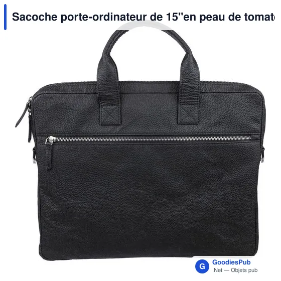 Sacoche porte-ordinateur personnalisable Lillian avec logo - Image 1