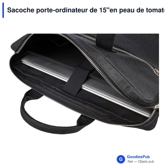 Sacoche porte-ordinateur personnalisable Lillian avec logo - Image 11
