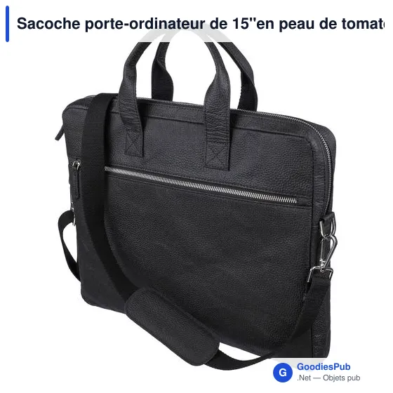 Sacoche porte-ordinateur personnalisable Lillian avec logo - Image 3