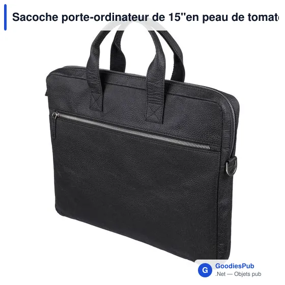 Sacoche porte-ordinateur personnalisable Lillian avec logo - Image 4