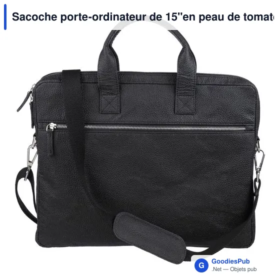 Sacoche porte-ordinateur personnalisable Lillian avec logo - Image 7