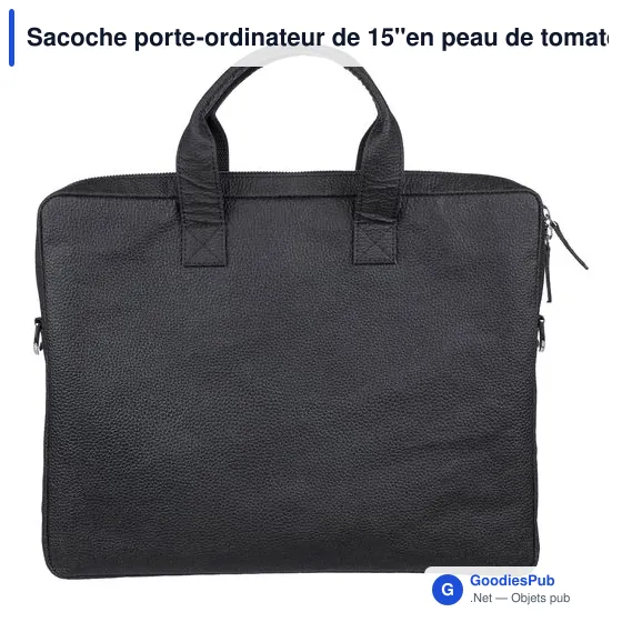 Sacoche porte-ordinateur personnalisable Lillian avec logo - Image 8
