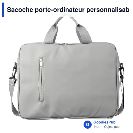 Sacoche porte-ordinateur personnalisable 15'' avec logo - Floyd