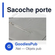 Sacoche porte-ordinateur personnalisable 15'' avec logo - Floyd - Miniature 10