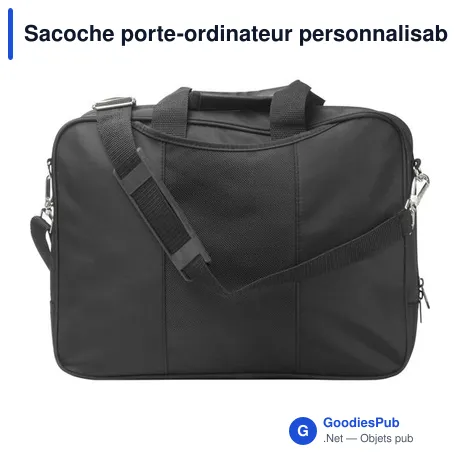 Sacoche porte-ordinateur personnalisable Shaun avec logo