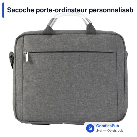 Sacoche porte-ordinateur personnalisable Anya avec logo
